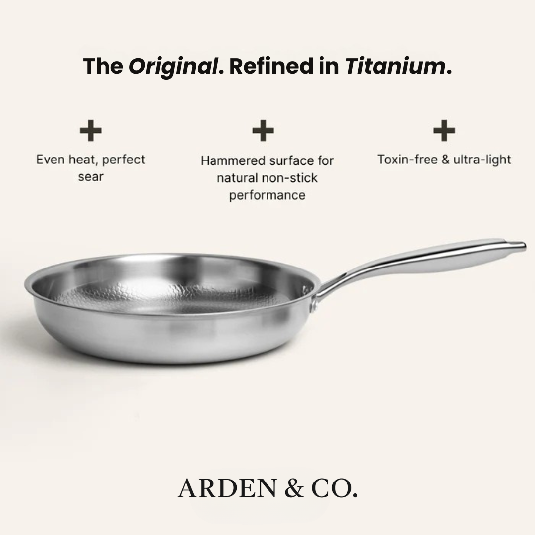 Titanium Hammered Pan