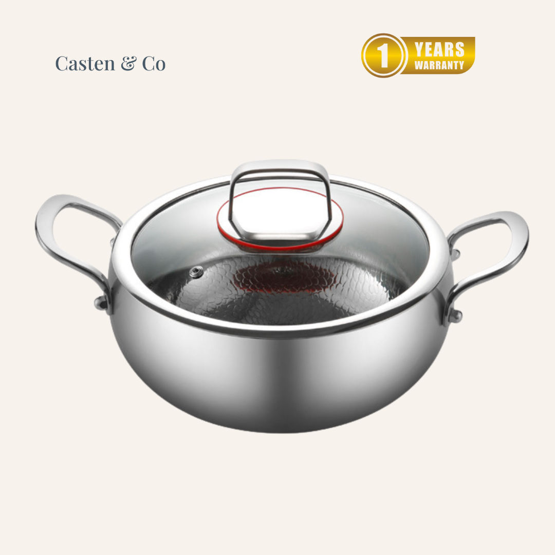Titanium Deep Casserole Pot Pro